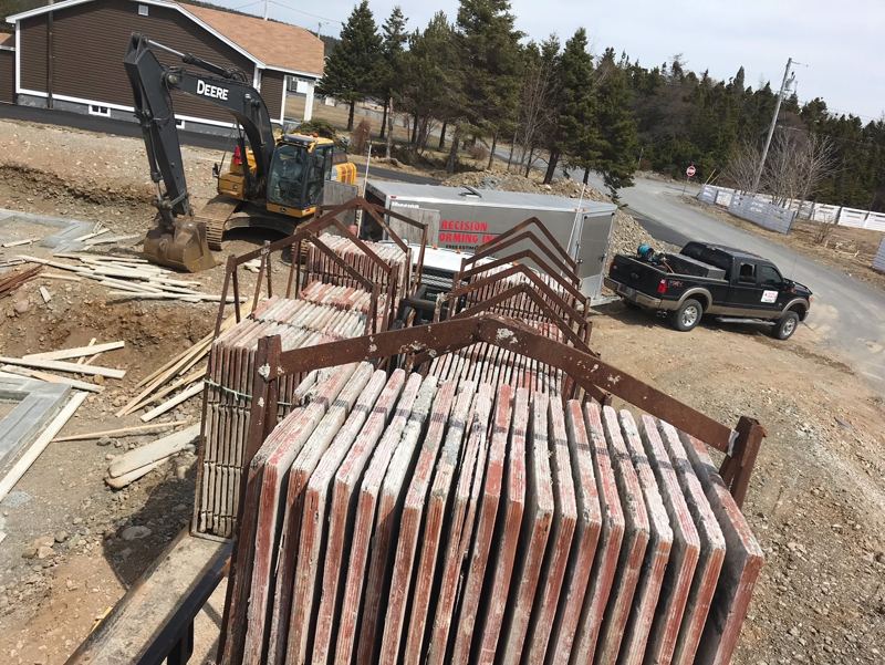 Cages used for transporting formwork